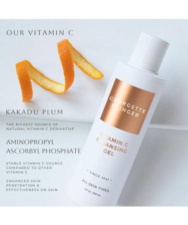 Vitamin C Cleansing Gel - Antioxidant Face Wash for Brightening & Smoother Skin | Georgette Klinger - 6.7 oz - Buy Online on GoSupps.com