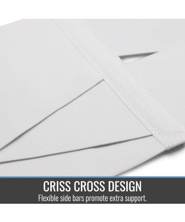 DMI Large Elastic Back Support Brace - Crisscross Design for Extra Support | Adjustable 36-42" | FSA & HSA Eligible - Buy Online on GoSupps.com