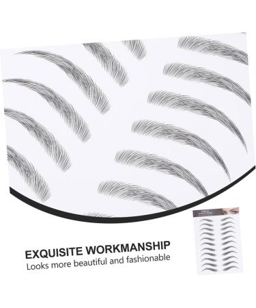 NOLITOY 3 Sheets Waterproof Eyebrow Stickers Eyebrow Shaping Stickers Fake Eyebrow Stickers Make up Cosmetic - Buy Online on GoSupps.com