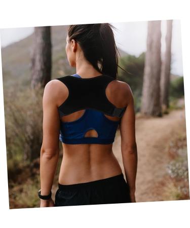 Anneome Belt Shoulder Rest Brace Holder Back Support Belt for Men Posture Band Polyester Black - Buy Online on GoSupps.com