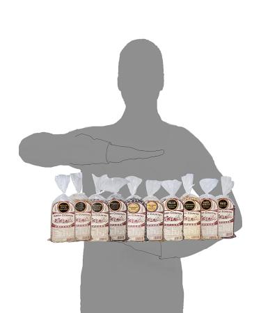 Amish Country Popcorn - 10 Variety Gift Set Bundle (1 lb each) - Red, Blue, White, Purple, Ladyfinger, Rainbow, Yellow, Mushroom - Premium Kernels for Perfect Snacking - Buy Online on GoSupps.com