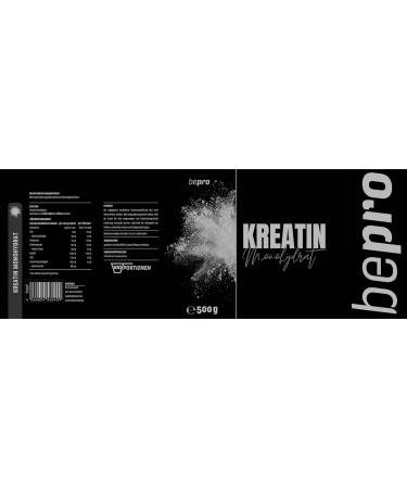Buy Bepro Vegan Halal Creatine Powder 500g - Mesh Factor 200 - Neutral Flavor - International Shipping - Buy Online on GoSupps.com