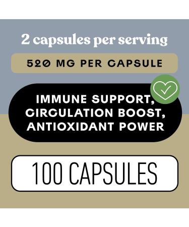 Complete Natural Products Organic Garlic Capsules - 520mg Capsules 100 Count Vegetarian Pills Supplement, Garlic Powder Capsules & Extract - Buy Online on GoSupps.com