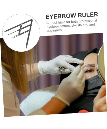Beavorty Eyebrow Scale Eyebrow Stencil Makeup Ratio Eyebrow Measure Tool Eyebrow Shaping Kit for Women - Buy Online on GoSupps.com