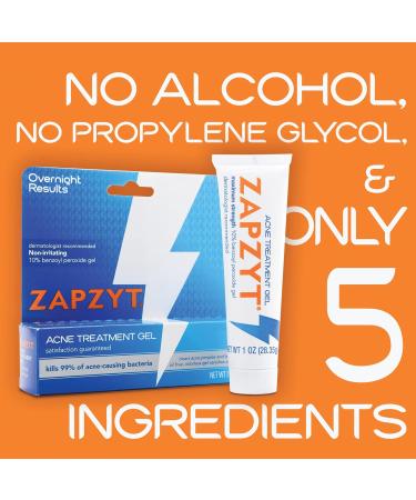 Zapzyt Acne Treatment Gel 1 Oz - Fast-Acting Acne Relief for Clear Skin | Shop Internationally - Buy Online on GoSupps.com