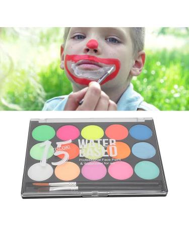  Zisemeil Children's Face Paint Kit 15 Colors Water-Based Body Paint Palette Washable Makeup Kit Halloween Cosplay Party 30g (Type B) - Buy Online on GoSupps.com