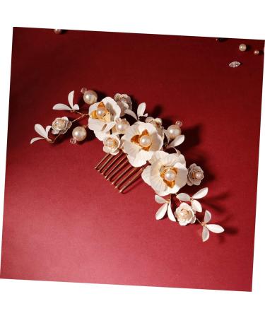 DOITOOL Crystal Headpiece Bridal Headpiece Hair Ornaments for Women Floral Hair Accessories Soap Dispenser Foam Headpiece for Women Womens Hair Accessories Bride Wedding Hair Comb - Buy Online on GoSupps.com