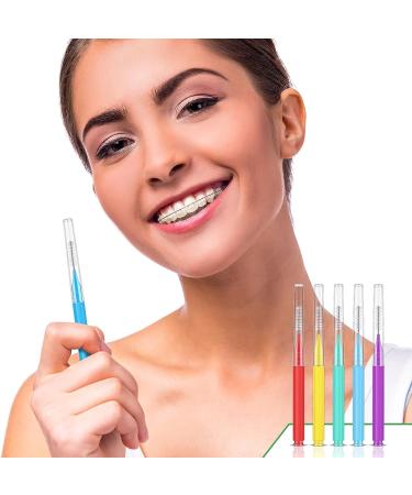 150 Piece Interdental Brush Teeth Floss - Dental Tooth Cleaning Tool and Toothpick Cleaner for Oral Hygiene - Soft Dental Pick Refill for Flosser - Vivid Color - Buy Online on GoSupps.com