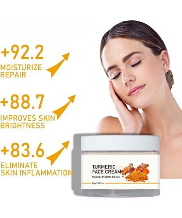 Turmeric Face Cream Vitamin C Face Cream for Radiant & Glowing Anti Aging Night Cream Cream for Women Firming Vitamin C Moisturiser for Face Dark Spot Corrector Remover for Face Smothing Skin - Buy Online on GoSupps.com