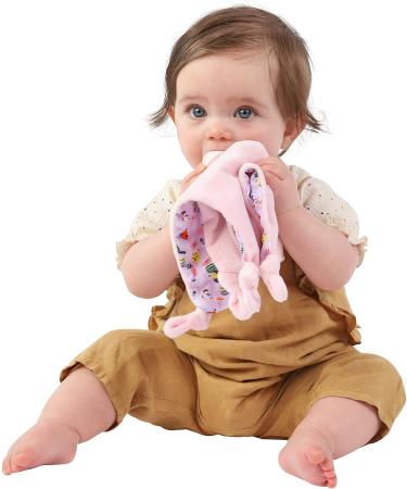 Manhattan Toy Fruity Paws Momo Monkey Baby Soothing Lovie with Natural Rubber Teething Toy - Buy Online on GoSupps.com