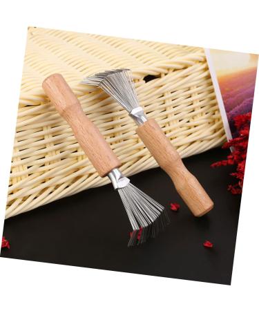 Shop Minkissy Cleaning Brush Set - 3 Piece Ergonomic Wire Accessories for Home & Salon - Mini Yellow Bristle Cleaner Tool - Buy Online on GoSupps.com