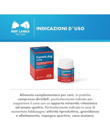 CAREVIT DOG MANGIME 100 COMPRESS - Buy Online on GoSupps.com