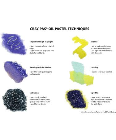 Sakura Cray-Pas Specialist Oil Pastel Set - 50 Premium Quality Wax & Oil Pastels - 50 Vibrant Colors - Buy Online on GoSupps.com
