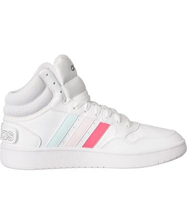 adidas Men's Hoops 3.0 Mid Lifestyle Basketball Sneakers - Classic Vintage White/Pulse Magenta/Fast Pink - EU 44 - Buy Online on GoSupps.com