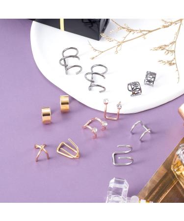 OIIKI 48Pcs Hair Braids Cuffs - Metal Hair Rings for Dreadlock Punk Hair - Non-Piercing Ear Clips - Hair Styling Accessories - Buy Online on GoSupps.com