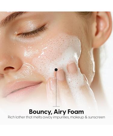 Skeenlogic Gentle Foaming Cleanser Gentle Face Wash for Men & Women with Licorice Niacinamide & Ceramides for All Skin Types Non-Comedogenic 400ml - Buy Online on GoSupps.com