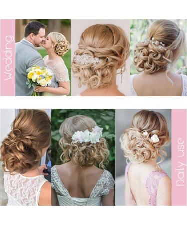 Hair Bun Hairpiece for Women Synthetic Large Comb Clip In Curly Hair Extension Chignon Hair Pieces Women Updo Cover Hairpiece Extension Hair Bun Hair Chignons(4T30) - Buy Online on GoSupps.com