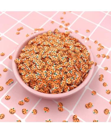 RT 100g 5mm Halloween Party Decoration Pumpkin Slice Polymer Soft Clay Sprinkles for Crafts DIY Nail Art Decoration klei Mud Particle Y118 (Color : Pumpkin) - Buy Online on GoSupps.com