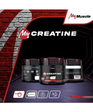 MyMUSCLE - My Creatine Monohydrate Powder Creapure Label - Neutral Flavor 300g - 88 Servings - Buy Online on GoSupps.com