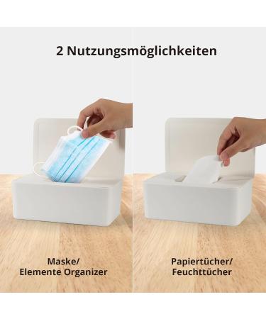 Premium Baby Wet Wipes Box | Moist Cloth Storage for Home & Office | Eco-Friendly Green Lid - Buy Online on GoSupps.com