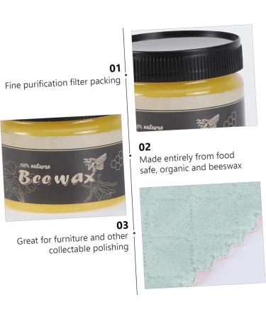 TEHAUX Beeswax Wood Seasoning Wax - 0.04 oz Natural Floor Wax for Wood Care - International Shipping Available - Buy Online on GoSupps.com