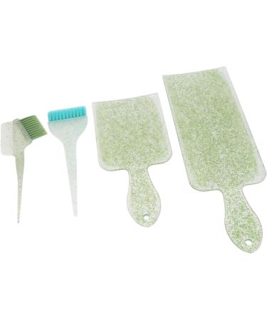 Hair Highlighting Board Kit Bleaching Foiling Tinting Hair Coloring Board Set for Beauty Salon (Green) - Buy Online on GoSupps.com