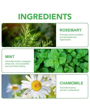 Biotin Rosemary Shampoo for Thinning Hair - Strengthening Rosemary Mint Formula 10.56 oz / 300 ml - Effective Hair Loss Care - Buy Online on GoSupps.com