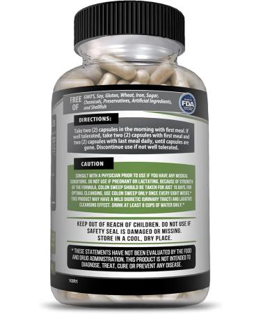 Kaya Naturals Colon Sweep | 30-Day Colon Cleanser Detox for Weight Management with Herbs & Probiotics - 60 Capsules - Buy Online on GoSupps.com