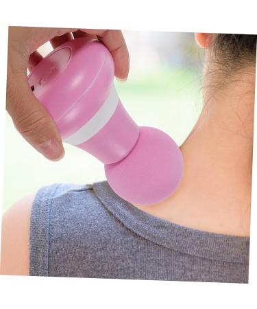 Fomiyes Mini Massage Device - Portable Percussion Muscle Massager for Home Fitness | Comfortable Body Massage Tool in Pink - Buy Online on GoSupps.com
