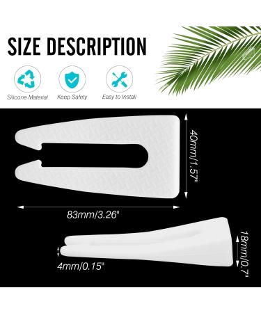 Leofeck 6 PCS Silicone Stove Knob Covers Child Proof Gas Stove Knob Safety Covers with Friction Avoiding Children Turning on Gas Stove Durable Stove Knob Covers Keep Safety for Kids Pets (White) - Buy Online on GoSupps.com