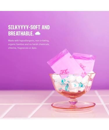 FLO Organic Bamboo Pads Combo Pack - 15 Count Day & Night Sanitary Pads - Buy Online on GoSupps.com