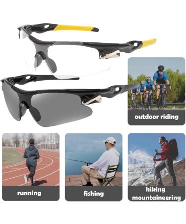 Buy BDSHUNBF Sports Sunglasses - UV400 Bicycle Glasses for Men | Windproof & Fast Perfect for Cycling & Outdoor Activities - Buy Online on GoSupps.com
