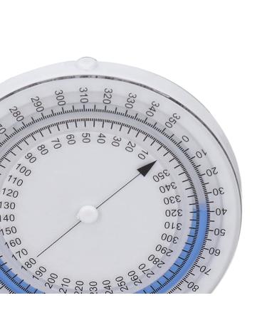 Inclinometer Good Sealing Bubble Therapy Inclinometer Scratch Resistant Clean Easy Rotation Non Leak for Students Professionals for Measure Motion Range (Blue) - Buy Online on GoSupps.com