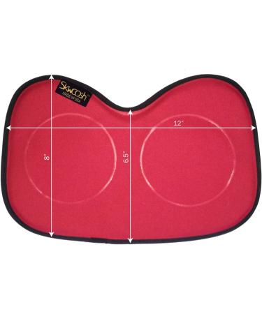 Skwoosh Row Pad Seat Cushion for Masters, Students, Scullers & Dragonboat Outriggers | Gel Pressure Sitz Bone Comfort | Fits Concept2 | Made in USA (Red) - Buy Online on GoSupps.com
