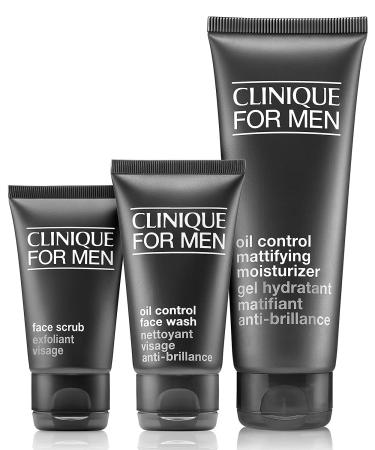 Men's Clinique Daily Oil Control Gift Set - Includes Full Size Mattifying Moisturizer 3.4 oz/100 ml - Buy Online on GoSupps.com