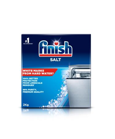 Finish Dishwasher Salt Helps Soften Water to Prevent Limescale and Watermarks 2 KG