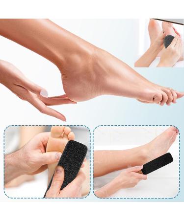 Geebymol Double Sided Foot File Callus Remover Pedicure Tool Set with Brush Natural Pumice Stones for Feet Premium Exfoliator & Foot File Foot Cracked Heels Dead Skin Hard Skin - Buy Online on GoSupps.com