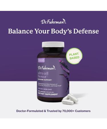 Ultra Cell Biotect- Powerful Antioxidant Support with Organic Turmeric, Black Turmeric, Green Tea, Black Pepper, and European Grape Seed for Optimal Health - 120 Capsules, Physician Recommended - Buy Online on GoSupps.com