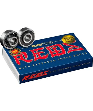 Bones Race Reds Skateboard Bearings 8 Pack - Buy Online on GoSupps.com