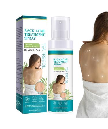 Skin care spray 120 ml liquid for impurities on the back for women men and young people body back arms legs