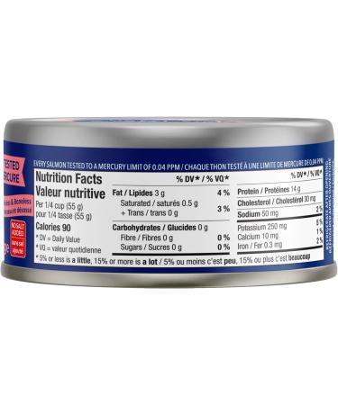 Safe Catch Wild Pacific Pink Salmon Canned Wild-Caught No Salt Added Skinless Boneless Salmon Fish Mercury Tested Kosher 6 Pack Can Salmon 5oz - Buy Online on GoSupps.com
