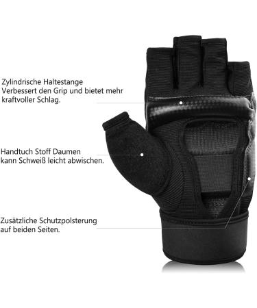 Buy Xinluing Boxing Gloves for MMA Muay Thai & Taekwondo - PU Leather Black Durable Wrist Wraps for Sparring & Training - Buy Online on GoSupps.com