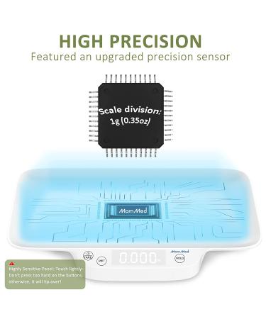 MomMed Digital Pet Scale - Portable Precision Scale for Dogs, Cats, Puppies, Kittens, Hamsters, Birds, Rabbits - Hold and Tare Function - Ideal for Newborn Pets - Buy Online on GoSupps.com