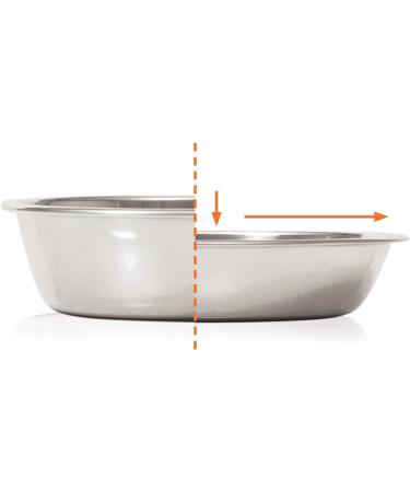 Catit Shallow Double Food Bowl - White | Sleek & Modern Design - Buy Online on GoSupps.com