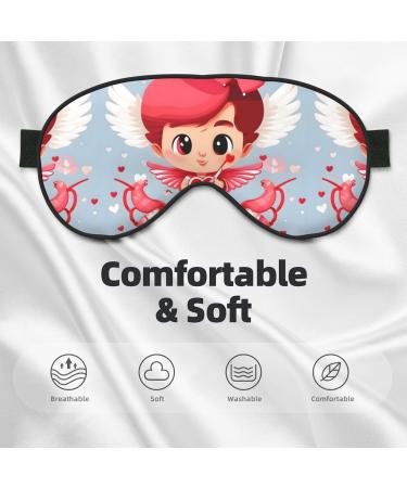 Love Messenger Unisex Adjustable Blackout Sleep Eye Mask for Home Travel & Yoga Perfect for Naps - Buy Online on GoSupps.com