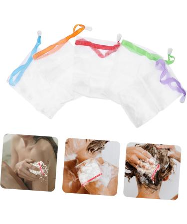 FOYTOKI 10pcs Soap Foaming Net Soap Foaming Soap Exfoliating Pe Network White - Buy Online on GoSupps.com