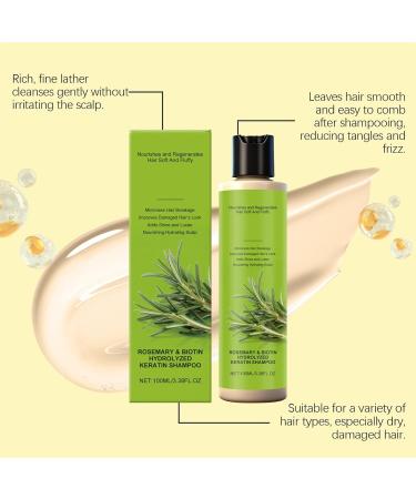  Generisch Natural thickening and strengthening shampoo with rosemary and hydrolyzed keratin for fine hair and hair loss gentle and soft cleansing conditioner (1) - Buy Online on GoSupps.com