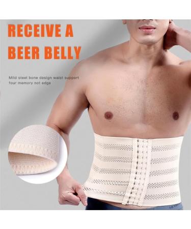 HKDYWTNB Back Brace Lumbar Support Abdomen Shaper Compression Beer Belly Slimmer Stomach Wraps Workout Band Sports Waist Belt X-Large Beige - Buy Online on GoSupps.com
