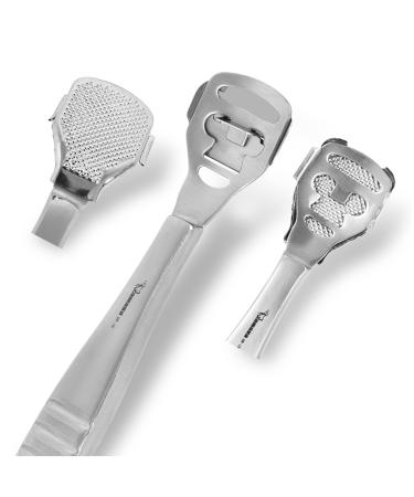 ZAMAHA UK Callus Remover Hard Skin Remover Foot Heel Shaver Pedicure Foot Scraper (Stainless Steel Handle)