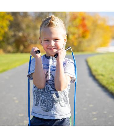 Adjustable Kids Exercise Jump Rope | Durable Shatterproof Beads | 7ft Rainbow Skipping Rope - Buy Online on GoSupps.com